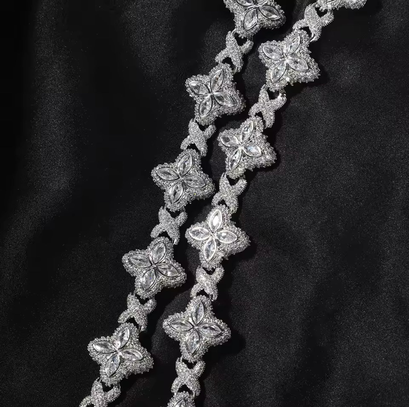 Clover Iced Bracelet