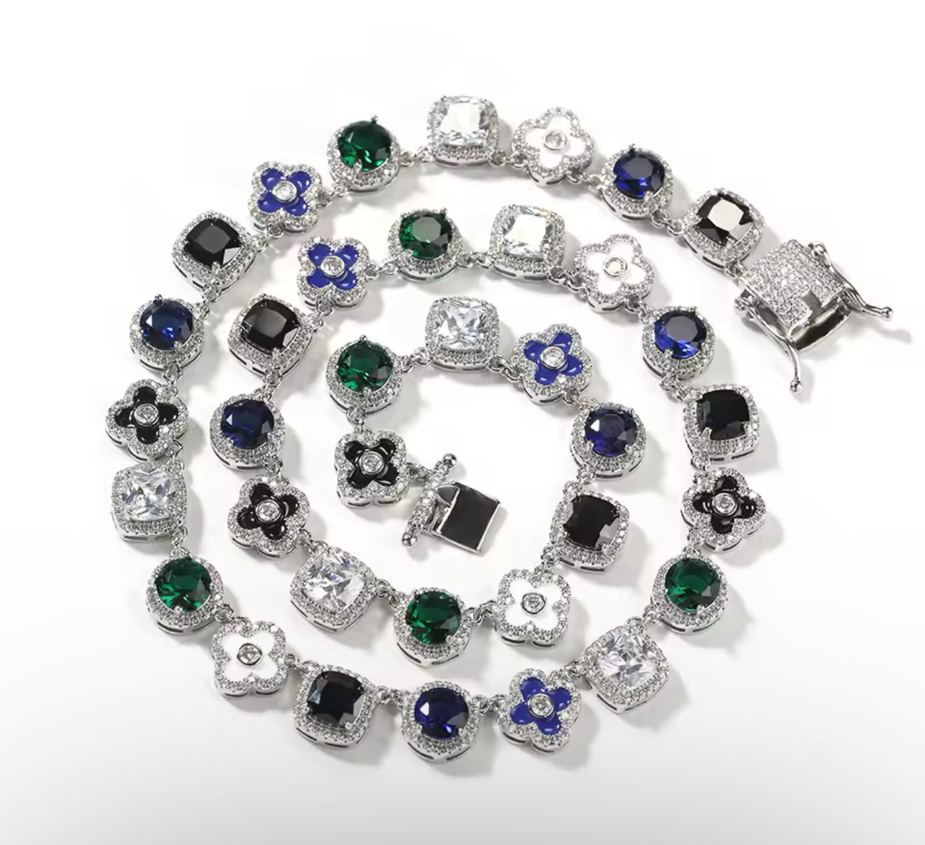 De Fleur Bleu Necklace
