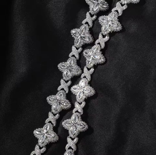 Clover Iced Bracelet