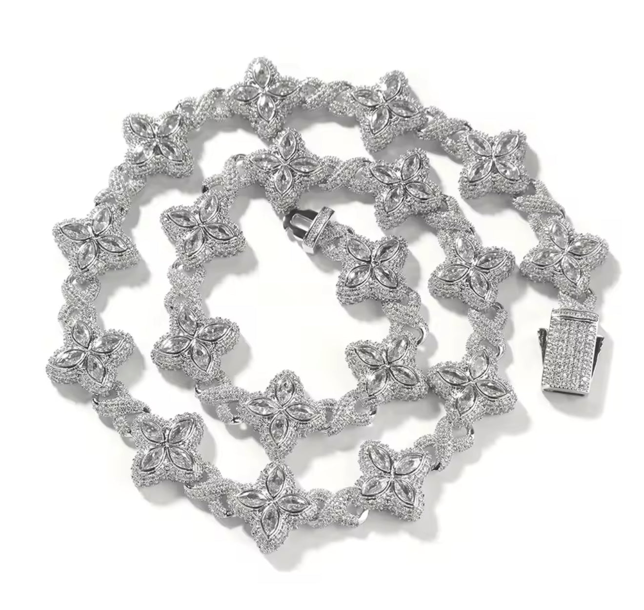Clover Iced Bracelet